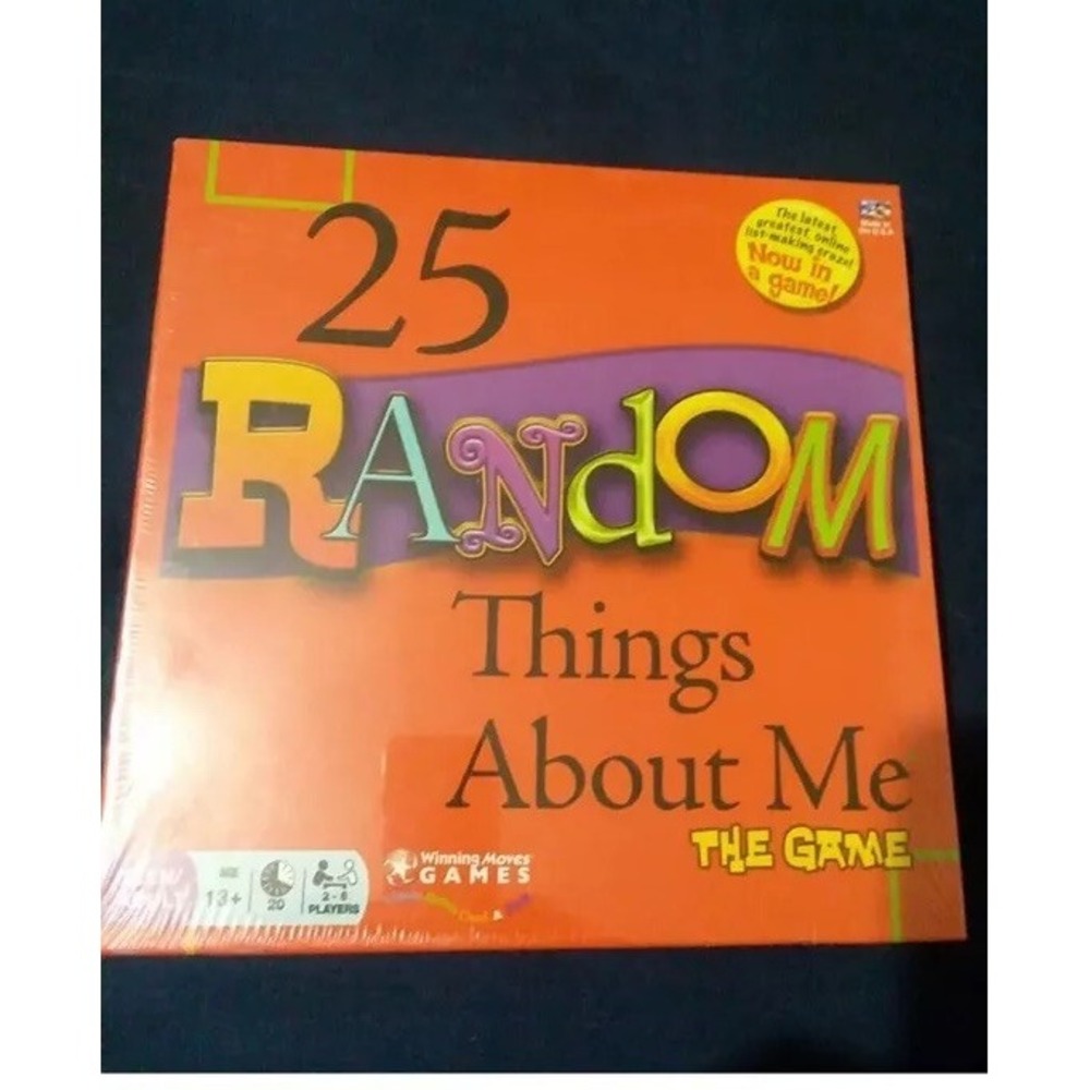 Winning Moves Boardgame 25‎ Random Things About Me Box VG+/NM